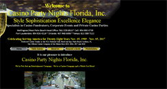 Desktop Screenshot of casinopartynightsflorida.com