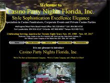 Tablet Screenshot of casinopartynightsflorida.com